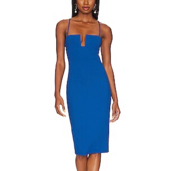 Susana Monaco Dresses & Skirts - SUSANA MONACO Square Wire String Midi Dress in Calypso